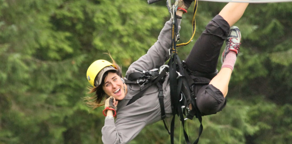 Ziplining in Alaska