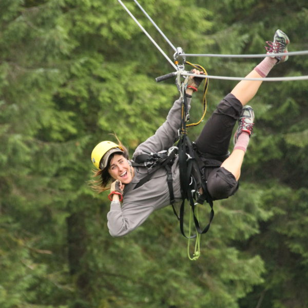 Ziplining in Alaska